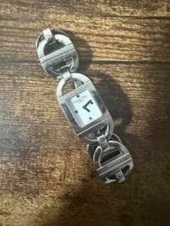 Christian Dior シルバー ブレスレット型時計