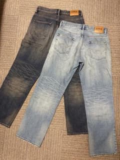 EDWIN デニムパンツ インディゴ 2本セットのサムネイル