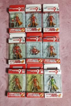 サイボーグ009 アクション ソルジャーフィギュア PART1.2 全9種