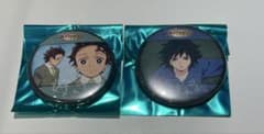 鬼滅の刃 キメツ学園 冨岡義勇＆炭治郎 缶バッジ 2点セット ufotable