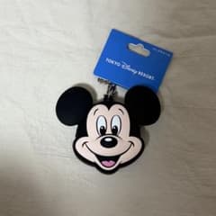 ディズニー　ミッキー　バッグチャーム　フェイス型シリコンのサムネイル