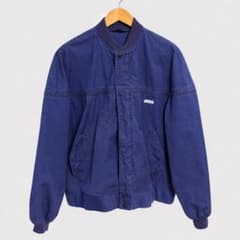 Vintage Champion ランタグ 薄手ブルゾン ネイビー M相当のサムネイル