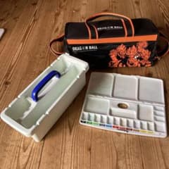小学生　男の子　絵の具セット 筆洗 バケツ パレット　ドラゴンボールのサムネイル