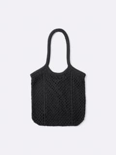 GU メッシュニットバッグ 黒のサムネイル