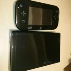 【美品】Wii U プレミアムセット 黒 プロコン付きのサムネイル