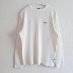 ニューバランス 長袖Tシャツ ロング　ワッフル　スニーカーワッペン 白 M