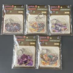 퍼즐 & 드래곤즈 아크릴 키 홀더 (vol.1/vol.2) 5개 세트
