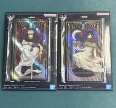 進撃の巨人　一番くじ　選択と結果　J賞　ホログラムカード　ミカサ　アルミンのサムネイル
