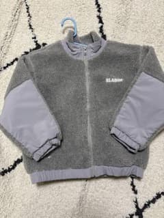 XLARGE KIDSフリースジャケット グレー 110cmのサムネイル