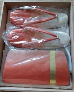 【未使用品】佐賀錦 草履バッグセットのサムネイル
