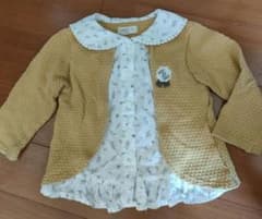 Biquette club 黄白 シャツ　95のサムネイル