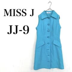 MISS J レディース JJ-9 ターコイズブルー ひざ丈ワンピースのサムネイル
