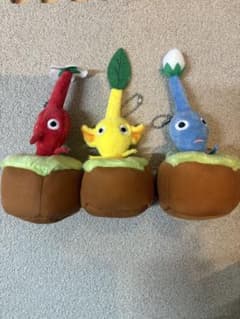 ピクミン 引っこ抜き　ぬいぐるみ 3体セットのサムネイル