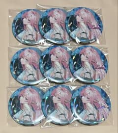 巡音ルカ 39culture 騎士 大き目メタリック缶バッジ 9点 ピアプロ