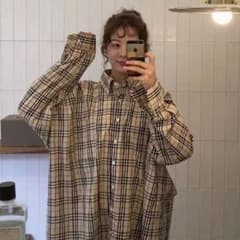 オーバーサイズチェックシャツのサムネイル