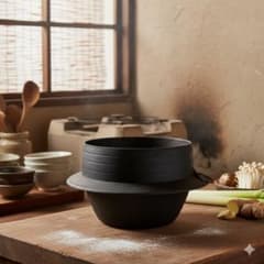 鉄製　羽釜　直径30㎝（ツバ40㎝）高さ25㎝ 鉄製 羽釜 直径30㎝（ツバ40㎝）高さ25㎝ - メルカリ