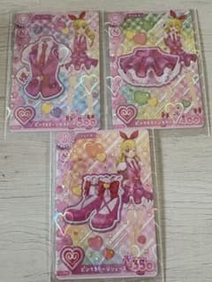 アイカツ アンコール ピンクステージコーデ 3枚セットのサムネイル