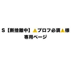 S【断捨離中】⚠️プロフ必須⚠️様専用ページのサムネイル