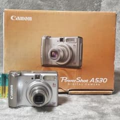箱付き 動作品】Canon PowerShot A530 オールドコンデジ - メルカリ