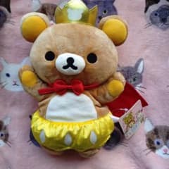 リラックマ 5周年ぬいぐるみ 王冠 パペット リラックマ 5周年ぬいぐるみ 王冠 パペット - メルカリ