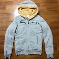 ☆ DIESEL ダブルZIP 裏ボア パーカー ☆のサムネイル