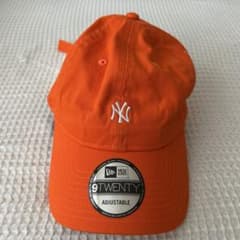New Era 9TWENTY オレンジキャップ NYロゴのサムネイル