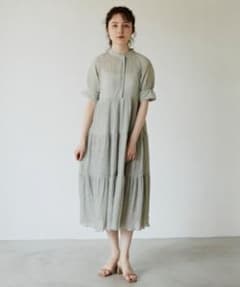 crinkle tiered onepiece/クリンクルティアードワンピースのサムネイル