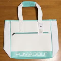 PUMA GOLF トートバッグ プーマホワイト×ミントジェリーのサムネイル