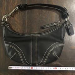 美品　COACH コーチ ミニバッグ　黒のサムネイル
