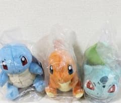 一番くじ ポケモン 30th C賞 カントー地方 旅立ちの3匹 ぬいぐるみ