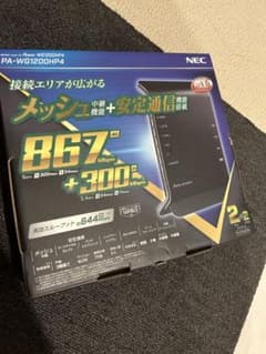 WiFiルーター　NEC PA-WG1200HP4 BLACKのサムネイル