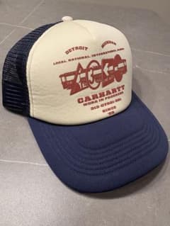 Carhartt WIP アイボリー/ネイビー トラッカーハットのサムネイル