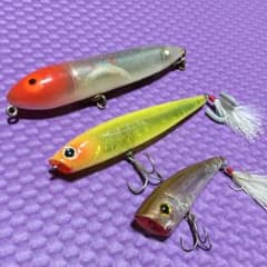 トップウォーター３個セットのサムネイル