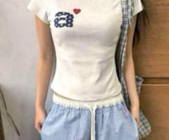 【新品未使用】 aeae ロゴ ホワイト 半袖 Tシャツのサムネイル