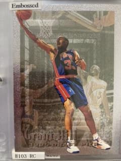 94-95 Topps Embossed Grant Hill RC #103