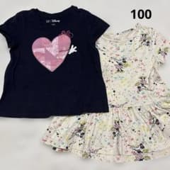 GAP Disney 미니 마우스 T셔츠 2장 세트 3years100 사이즈