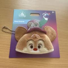 新品　香港ディズニーランド　20周年　イヤーハットキーチェーン　7点セット 香港ディズニー 20周年 イヤーハット キーチェーン デール DALE