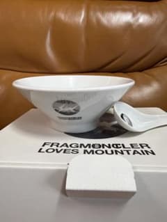 MONCLER FRAGMENTラーメン鉢＆れ んげセット インテリア 陶器 MONCLER FRAGMENTラーメン鉢＆れ んげセット インテリア レア - メルカリ