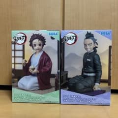 귀멸의 칼날 쵸코세 프리미엄 피규어 탄지로 현야 2종 세트