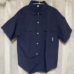 新品 襟付きトップス ボタンシャツ 黒 メンズファッション Mサイズ