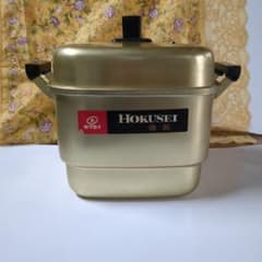 昭和レトロHOKUSEI ホクセイ 蒸し器 新型 一重 角蒸24㎝ m48543845721_1.jpg?1729210911