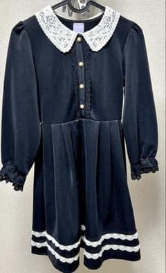 axes femme kids ワンピース ブラック 130cmのサムネイル