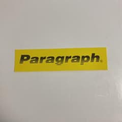 paragraphステッカーのサムネイル