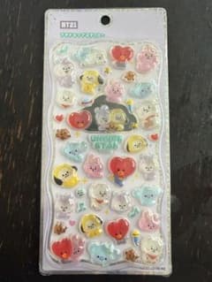 新品！未使用！BT21 プチドロップステッカー シールのサムネイル