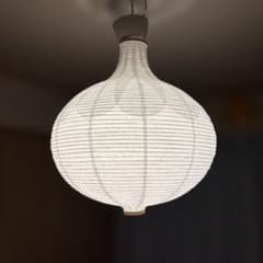 IKEA RISBYN+GRAVACKA和紙 ペンダントライト - メルカリ