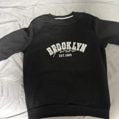 BROOKLYN ロゴ スウェット ブラックのサムネイル
