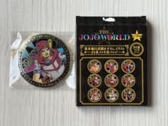 ジョジョワールド 24金メッキ 缶バッジ ジョニー・ジョースター - メルカリ