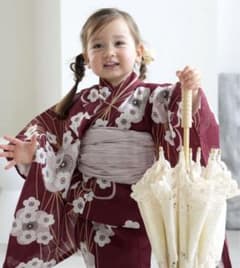 新品未使用　ひよこ商店　キッズ浴衣　2点セットのサムネイル