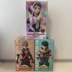 僕のヒーローアカデミア 緑谷出久 爆豪勝己 麗日お茶子 フィギュア