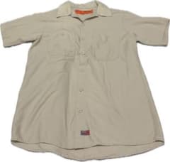 RED KAP 半袖ワークシャツ ベージュ Mサイズのサムネイル